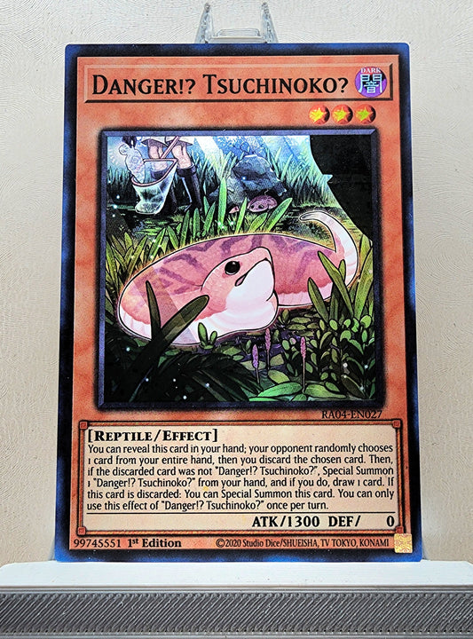 Yugioh! 1x Danger Tsuchinoko (RA04 - Super Rare) 1st Edition