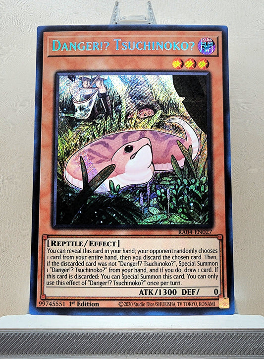 Yugioh! 1x Danger Tsuchinoko (RA04 - Secret Rare) 1st Edition