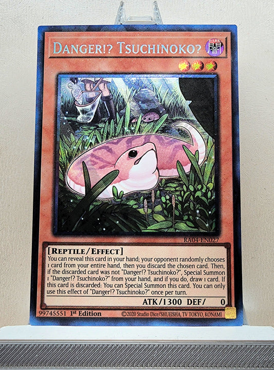 Yugioh! 1x Danger Tsuchinoko (RA04 - Prismatic Collectors Rare) 1st Edition