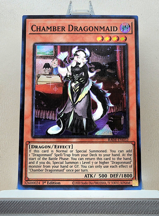 Yugioh! 1x Chamber Dragonmaid (RA04 - Super Rare) 1st Edition