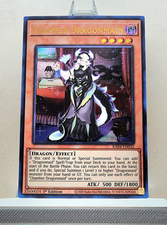 Yugioh! 1x Chamber Dragonmaid (RA04 - Ultra Rare) 1st Edition
