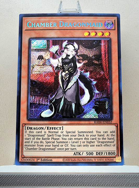 Yugioh! 1x Chamber Dragonmaid (RA04 - Secret Rare) 1st Edition