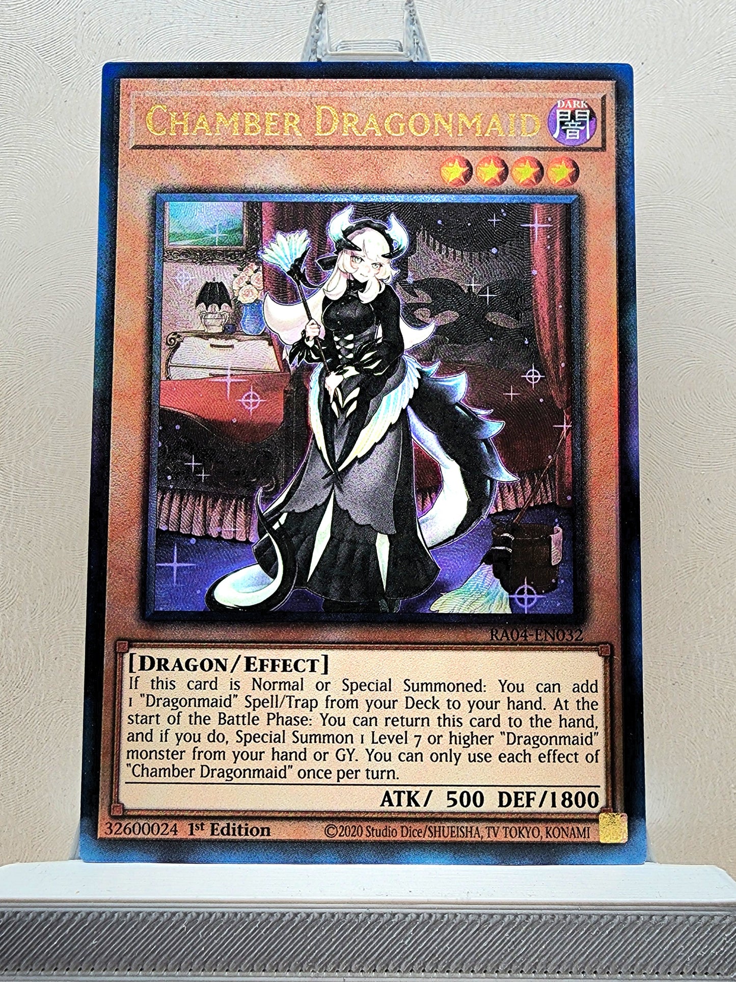 Yugioh! 1x Chamber Dragonmaid (RA04 - Prismatic Ultimate Rare) 1st Edition