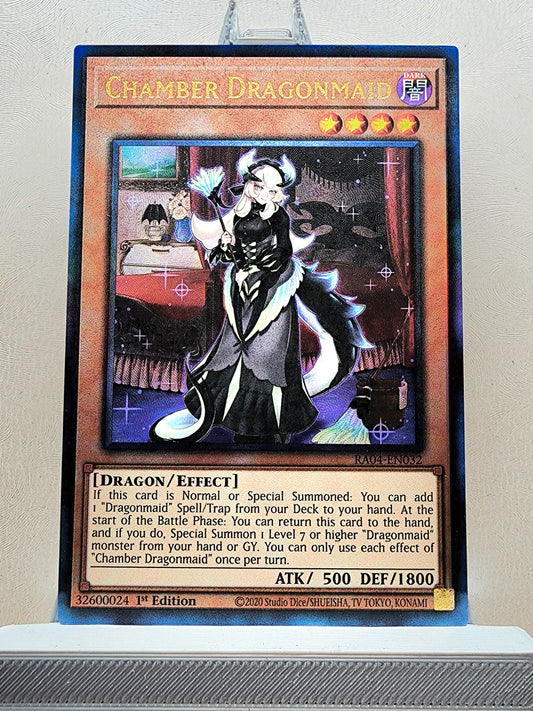Yugioh! 1x Chamber Dragonmaid (RA04 - Prismatic Ultimate Rare) 1st Edition