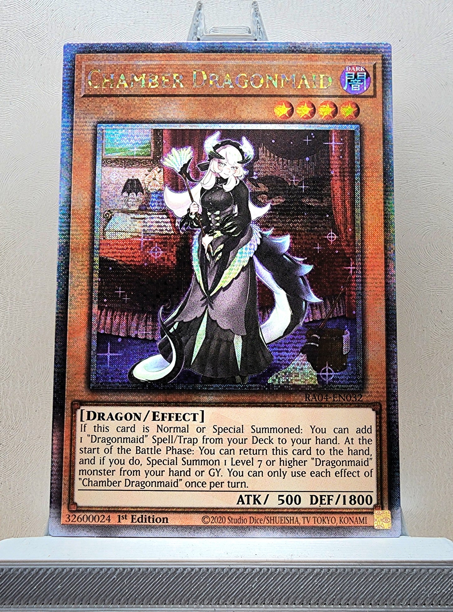 Yugioh! 1x Chamber Dragonmaid (RA04 - Quarter Century Secret Rare) 1st Edition