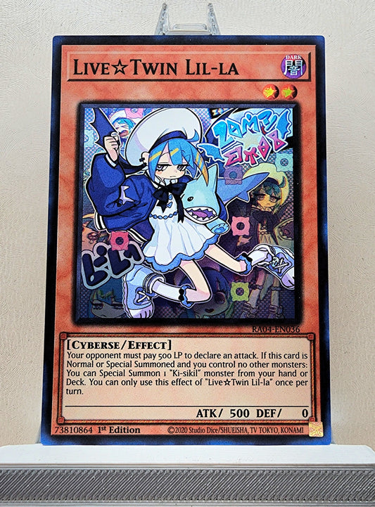 Yugioh! 1x Live☆Twin Lil-la (RA04 - Super Rare) 1st Edition