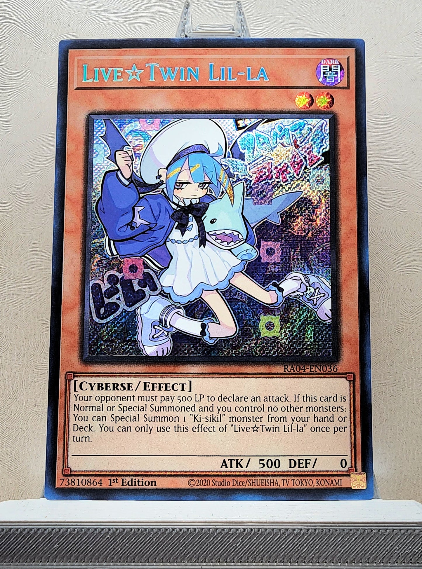 Yugioh! 1x Live☆Twin Lil-la (RA04 - Secret Rare) 1st Edition