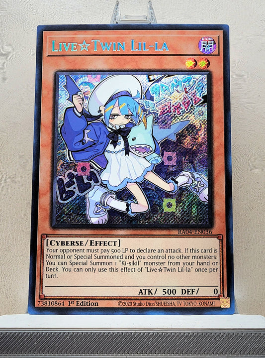 Yugioh! 1x Live☆Twin Lil-la (RA04 - Secret Rare) 1st Edition