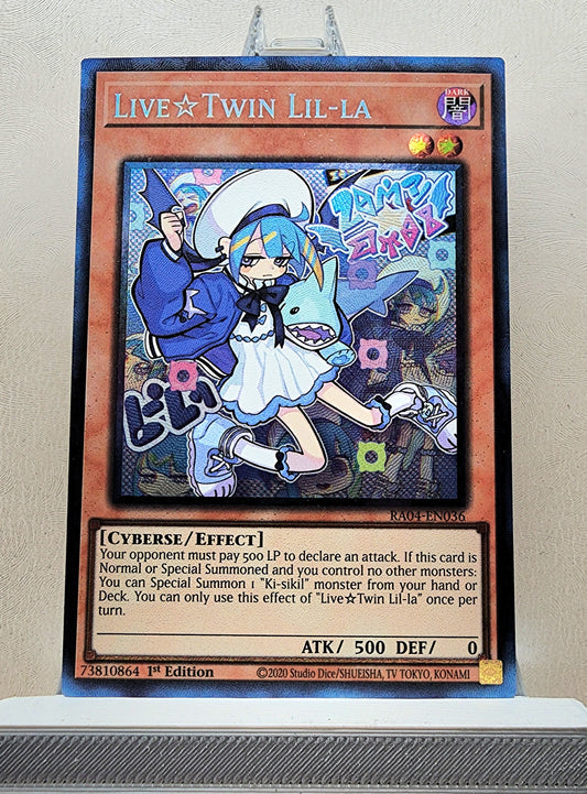 Yugioh! 1x Live☆Twin Lil-la (RA04 - Prismatic Collectors Rare) 1st Edition