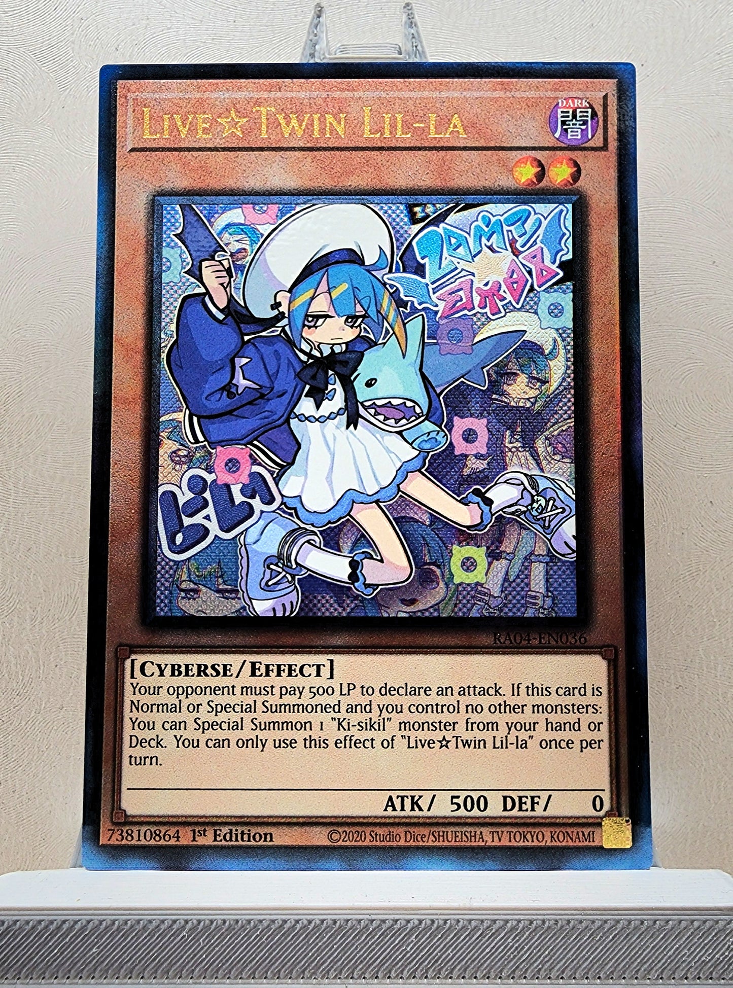 Yugioh! 1x Live☆Twin Lil-la (RA04 - Prismatic Ultimate Rare) 1st Edition