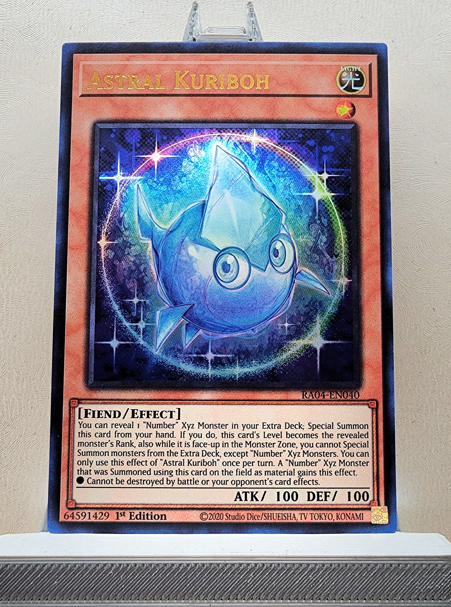 Yugioh! 1x Astral Kuriboh (RA04 - Ultra Rare) 1st Edition