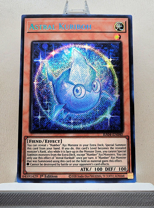 Yugioh! 1x Astral Kuriboh (RA04 - Secret Rare) 1st Edition