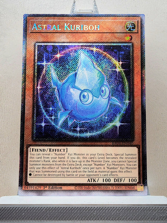 Yugioh! 1x Astral Kuriboh (RA04 - Platinum Secret Rare) 1st Edition