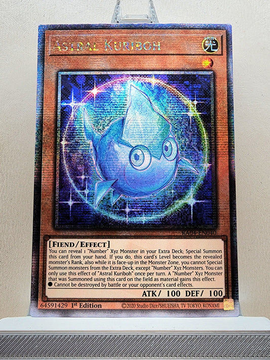 Yugioh! 1x Astral Kuriboh (RA04 - Quarter Century Secret Rare) 1st Edition