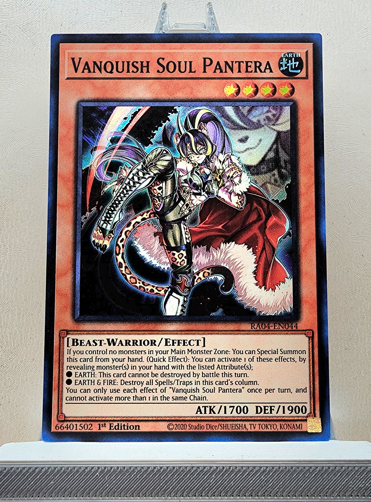 Yugioh! 1x Vanquish Soul Pantera (RA04 - Super Rare) 1st Edition