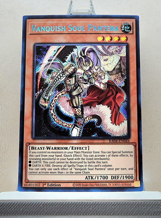 Yugioh! 1x Vanquish Soul Pantera (RA04 - Secret Rare) 1st Edition