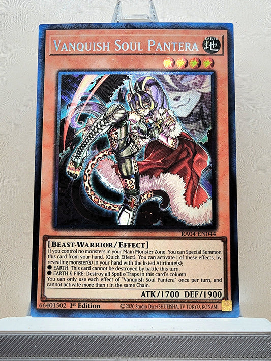 Yugioh! 1x Vanquish Soul Pantera (RA04 - Prismatic Collectors Rare) 1st Edition