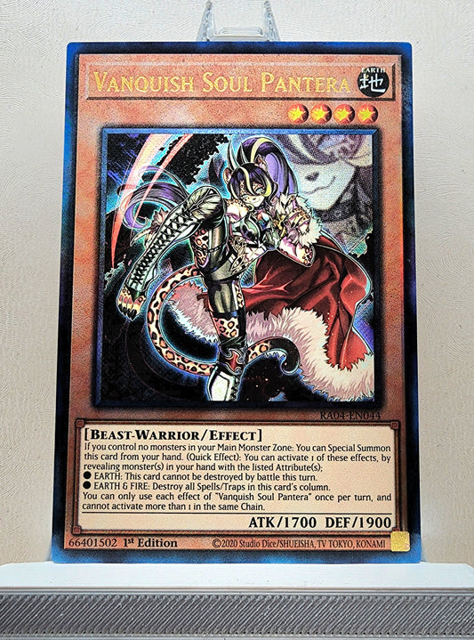 Yugioh! 1x Vanquish Soul Pantera (RA04 - Prismatic Ultimate Rare) 1st Edition