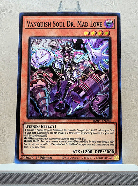 Yugioh! 1x Vanquish Soul Dr. Mad Love (RA04 - Super Rare) 1st Edition