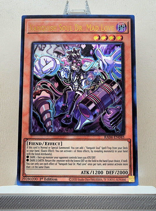 Yugioh! 1x Vanquish Soul Dr. Mad Love (RA04 - Ultra Rare) 1st Edition