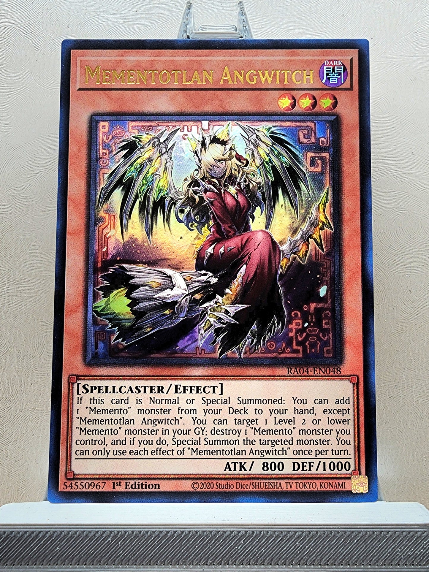 Yugioh! 1x Mementotlan Angwitch (RA04 - Ultra Rare) 1st Edition