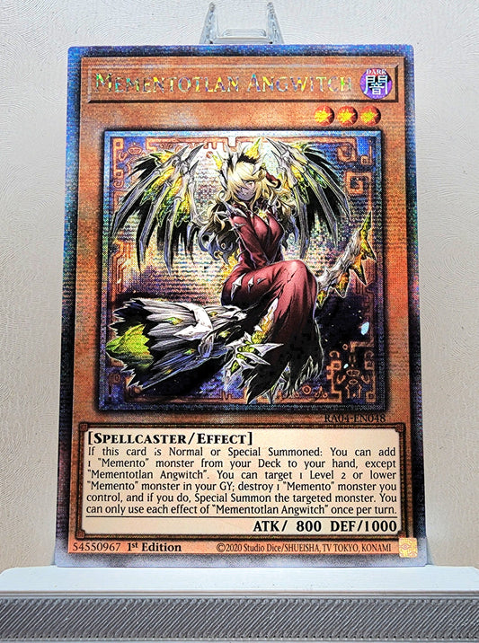 Yugioh! 1x Mementotlan Angwitch (RA04 - Quarter Century Secret Rare) 1st Edition