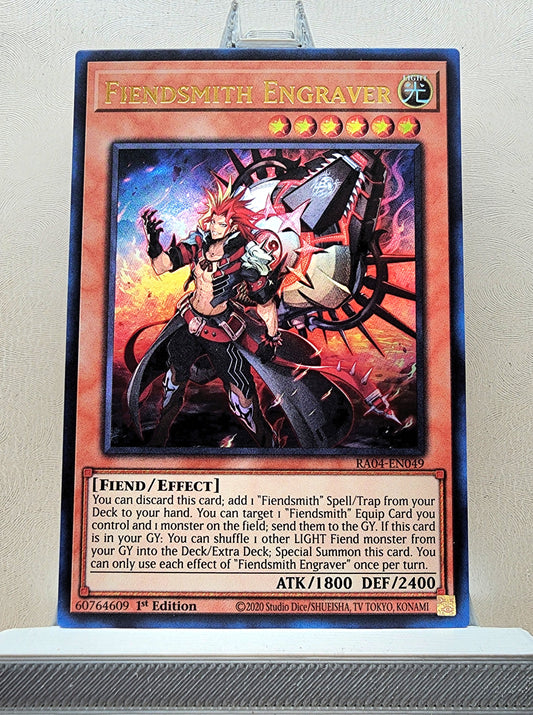 Yugioh! 1x Fiendsmith Engraver (RA04 - Ultra Rare) 1st Edition