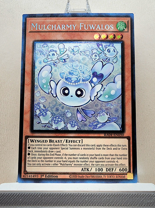 Yugioh! 1x Mulcharmy Fuwalos (RA04 - Prismatic Collectors Rare) 1st Edition