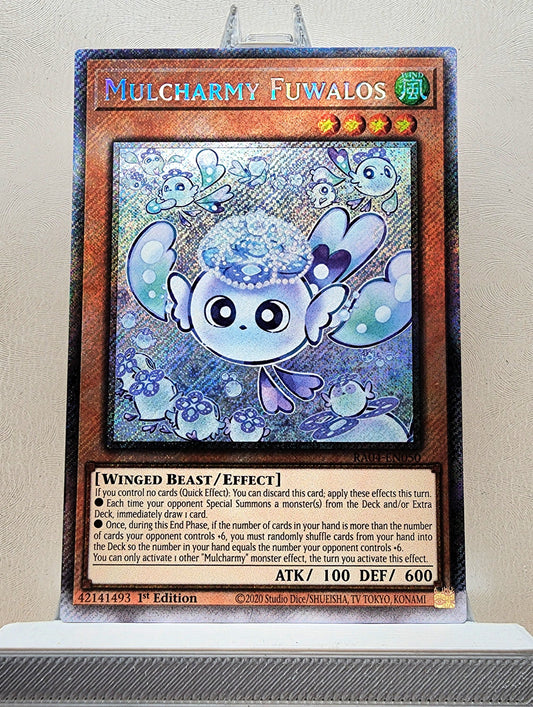 Yugioh! 1x Mulcharmy Fuwalos (RA04 - Platinum Secret Rare) 1st Edition