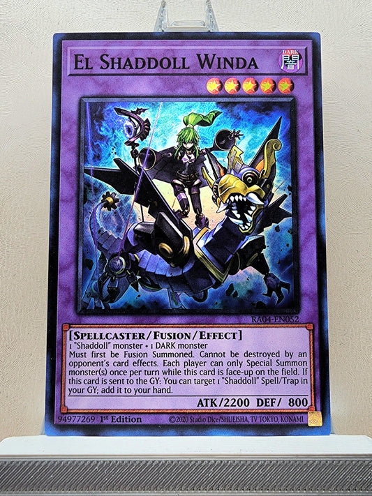 Yugioh! 1x El Shaddoll Winda (RA04 - Super Rare) 1st Edition