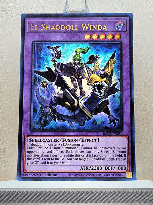 Yugioh! 1x El Shaddoll Winda (RA04 - Ultra Rare) 1st Edition
