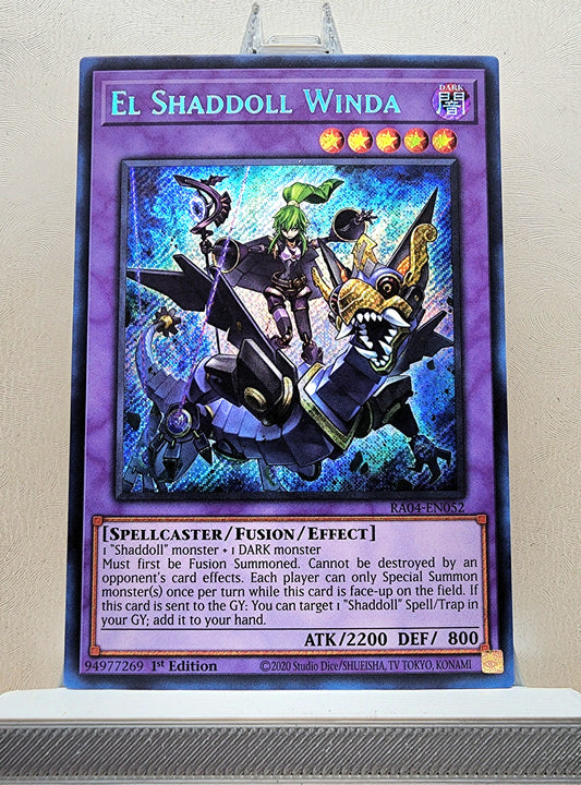 Yugioh! 1x El Shaddoll Winda (RA04 - Secret Rare) 1st Edition