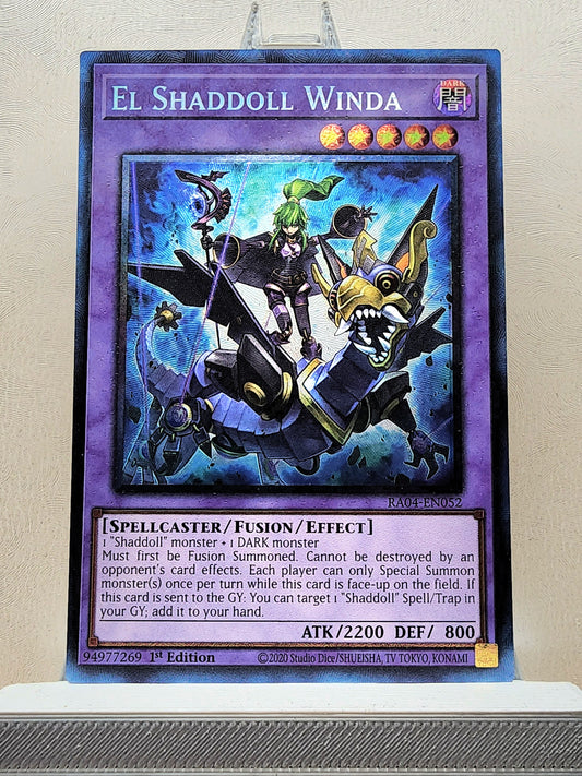 Yugioh! 1x El Shaddoll Winda (RA04 - Prismatic Collectors Rare) 1st Edition