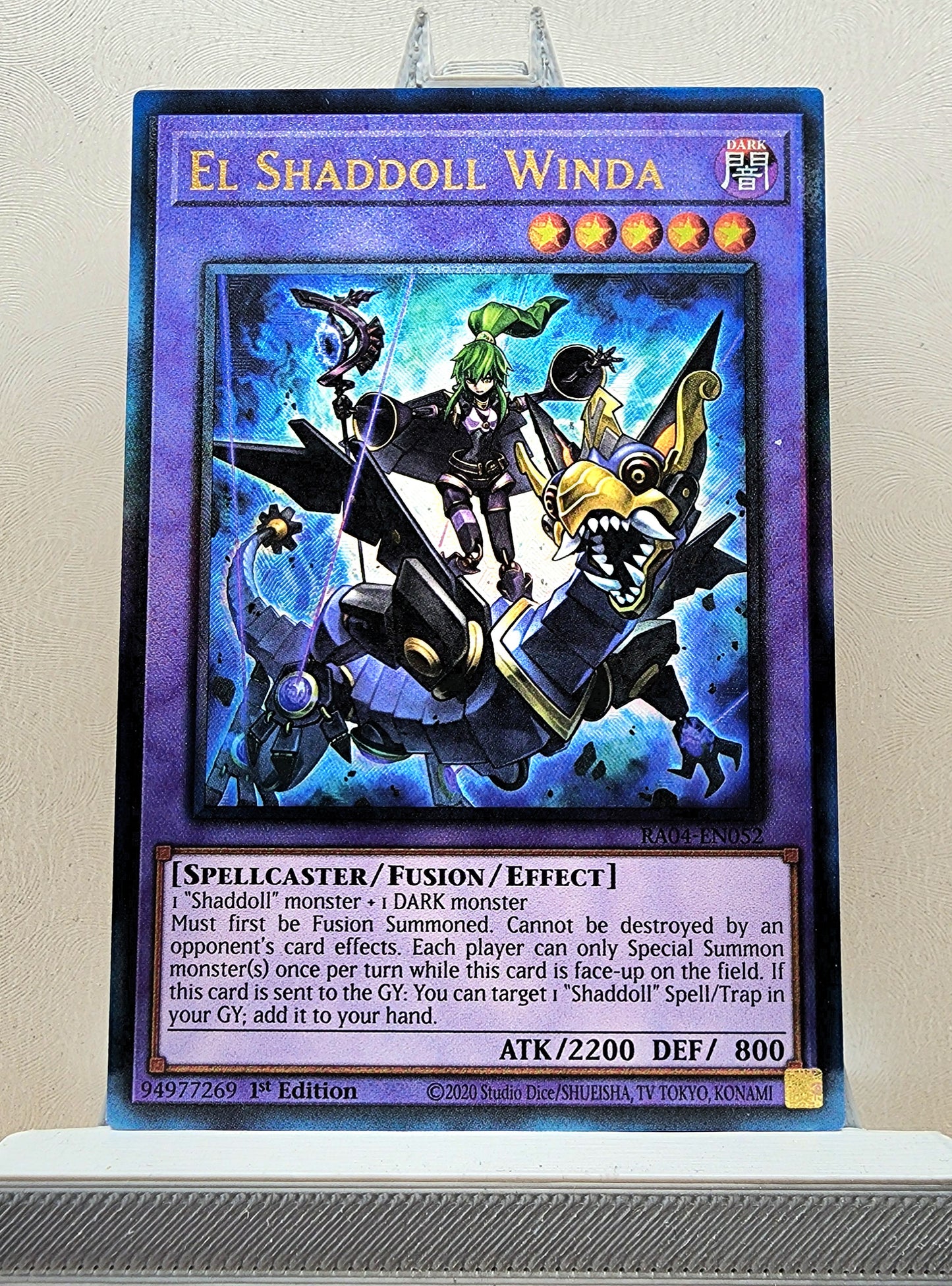 Yugioh! 1x El Shaddoll Winda (RA04 - Prismatic Ultimate Rare) 1st Edition