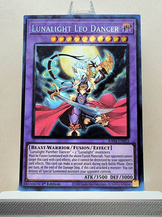 Yugioh! 1x Lunalight Leo Dancer (RA04 - Prismatic Collectors Rare) 1st Edition