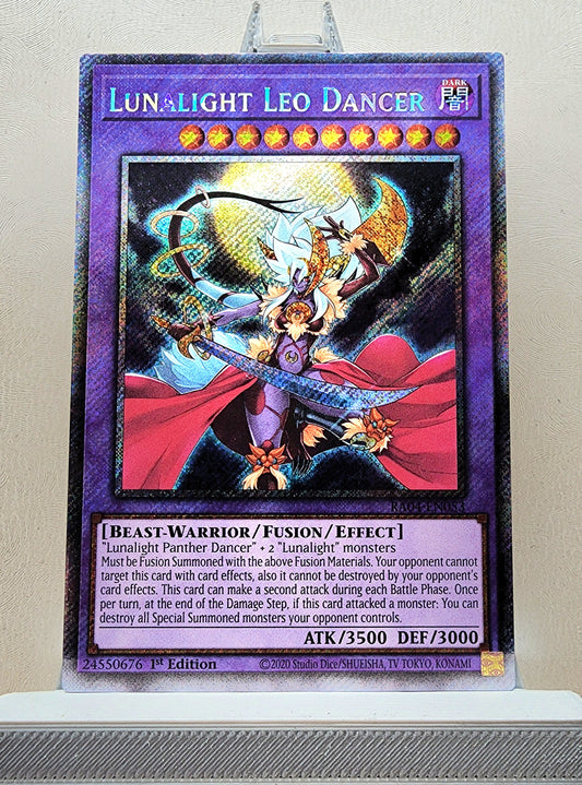 Yugioh! 1x Lunalight Leo Dancer (RA04 - Platinum Secret Rare) 1st Edition