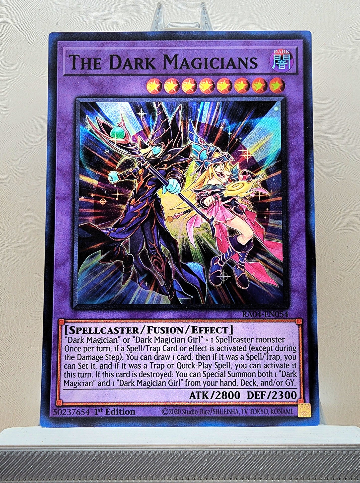Yugioh! 1x The Dark Magicians (RA04 - Super Rare) 1st Edition