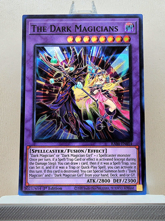 Yugioh! 1x The Dark Magicians (RA04 - Super Rare) 1st Edition