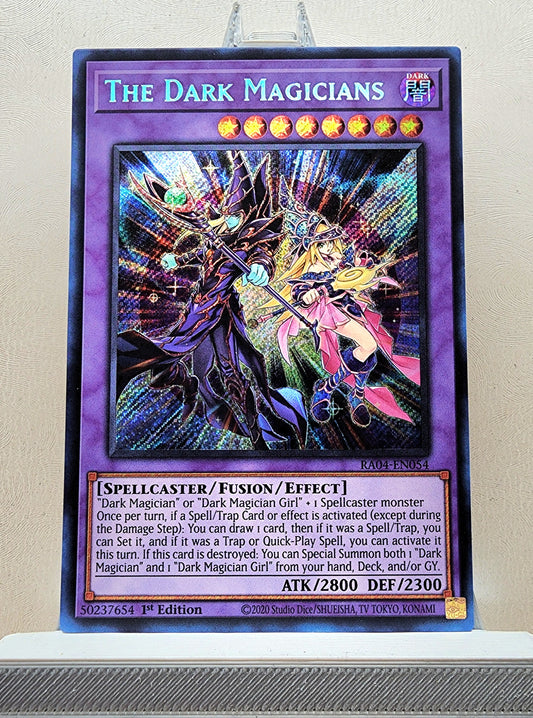Yugioh! 1x The Dark Magicians (RA04 - Secret Rare) 1st Edition