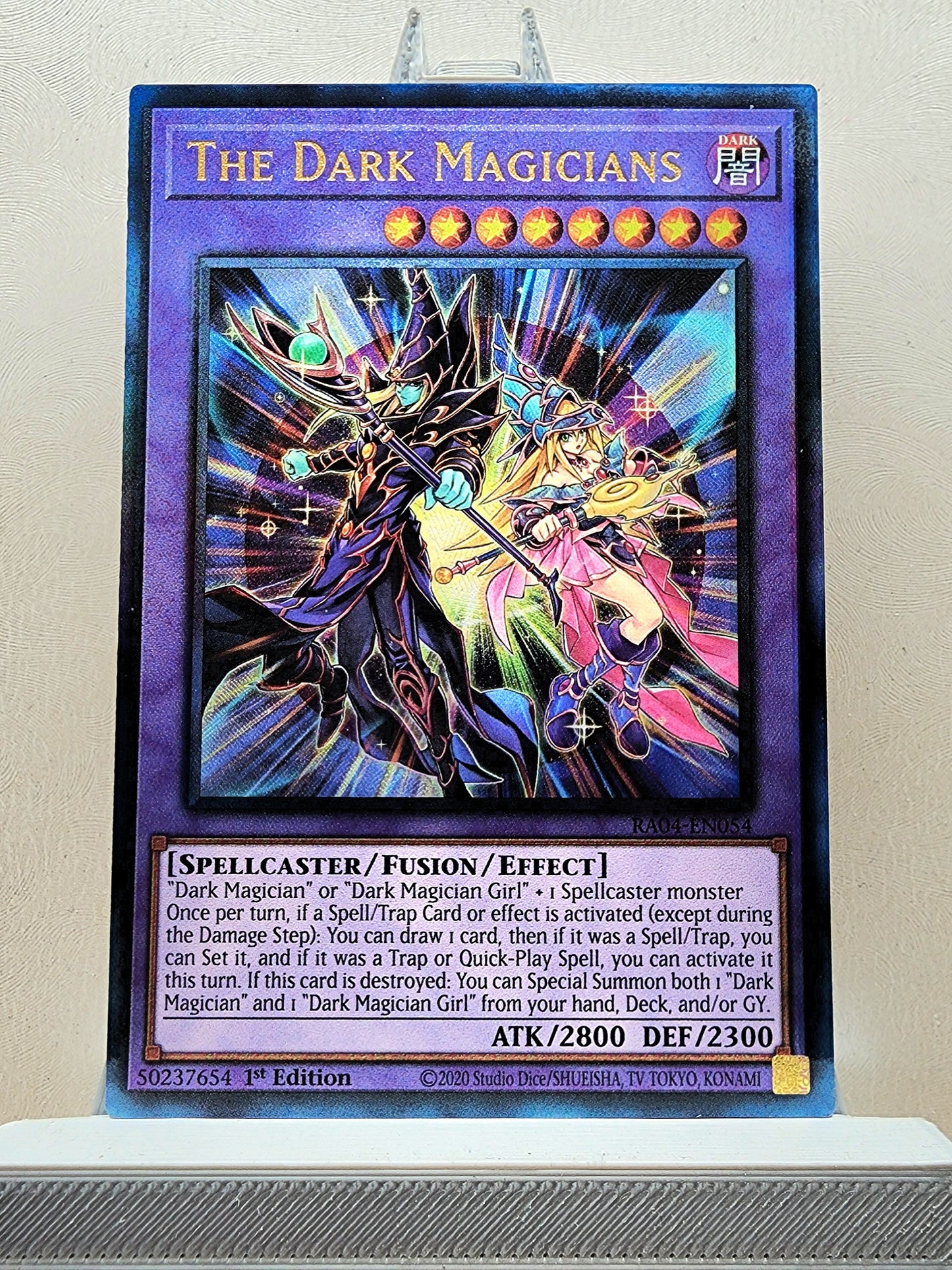 Yugioh! 1x The Dark Magicians (RA04 - Prismatic Ultimate Rare) 1st Edition