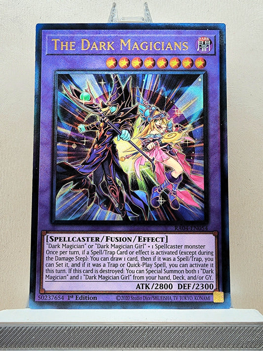 Yugioh! 1x The Dark Magicians (RA04 - Prismatic Ultimate Rare) 1st Edition