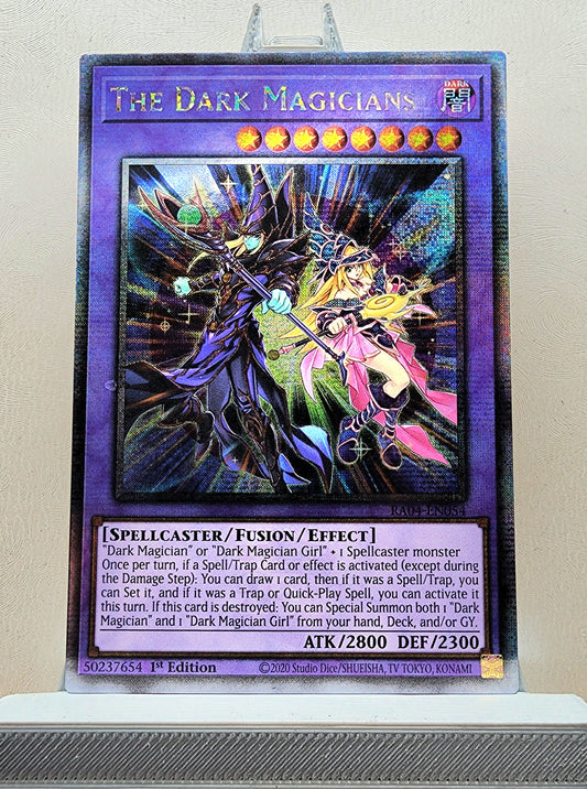 Yugioh! 1x The Dark Magicians (RA04 - Quarter Century Secret Rare) 1st Edition