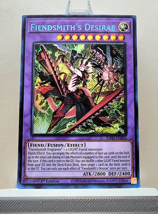 Yugioh! 1x Fiendsmith's Desirae (RA04 - Secret Rare) 1st Edition