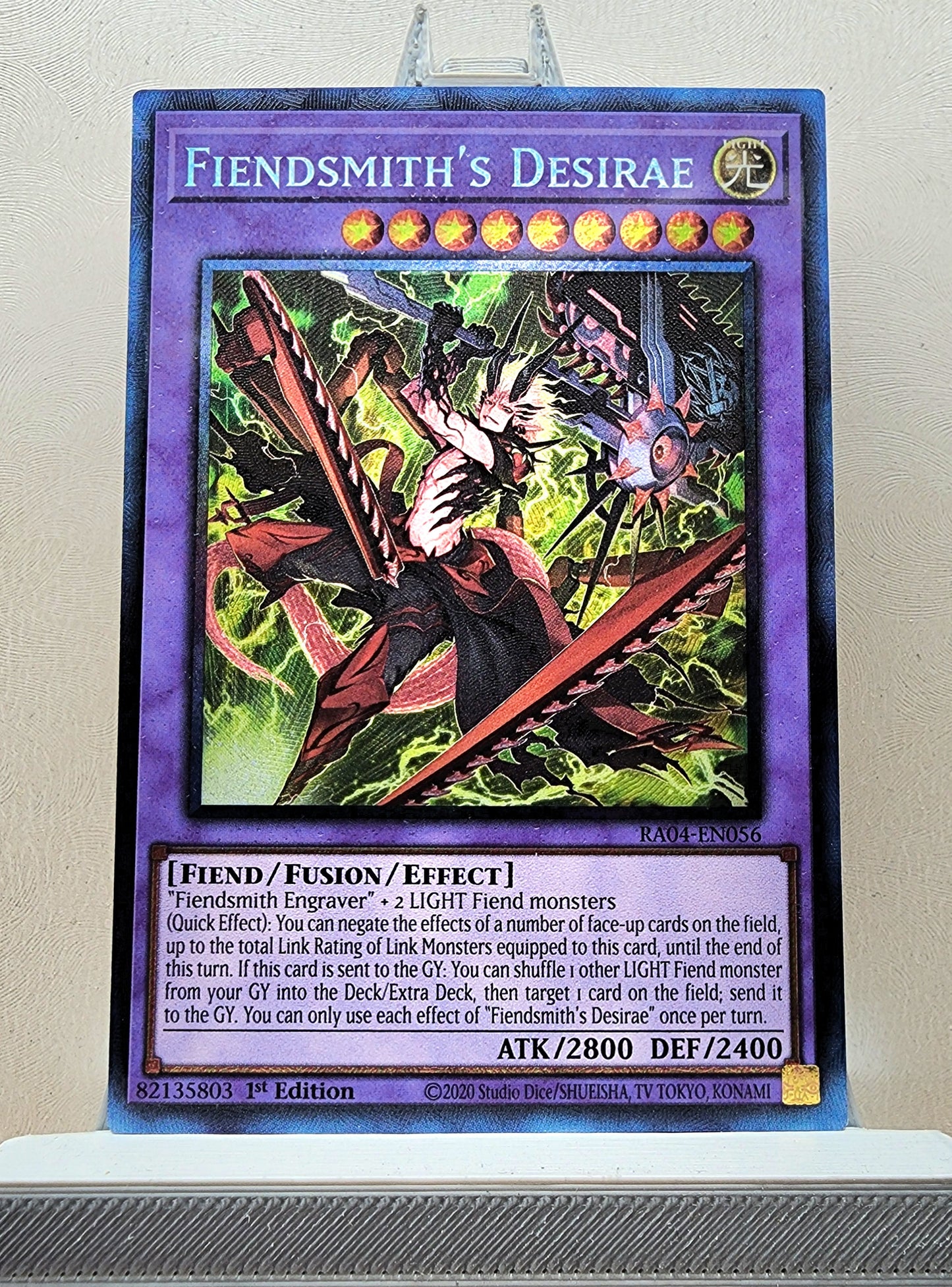 Yugioh! 1x Fiendsmith's Desirae (RA04 - Prismatic Collectors Rare) 1st Edition