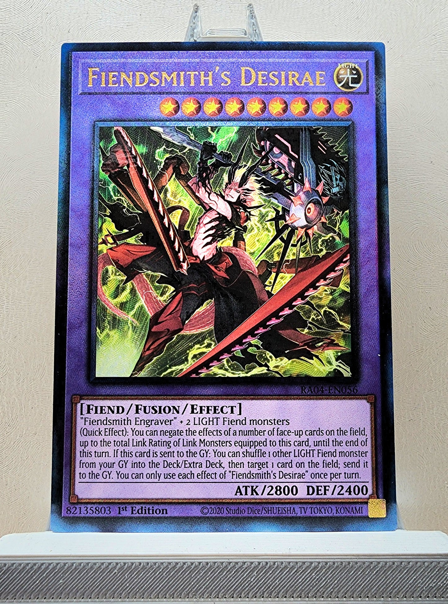 Yugioh! 1x Fiendsmith's Desirae (RA04 - Prismatic Ultimate Rare) 1st Edition