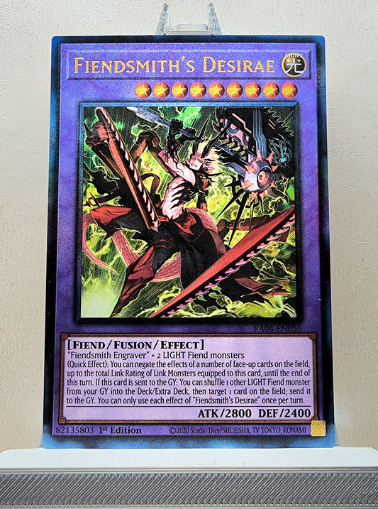 Yugioh! 1x Fiendsmith's Desirae (RA04 - Prismatic Ultimate Rare) 1st Edition