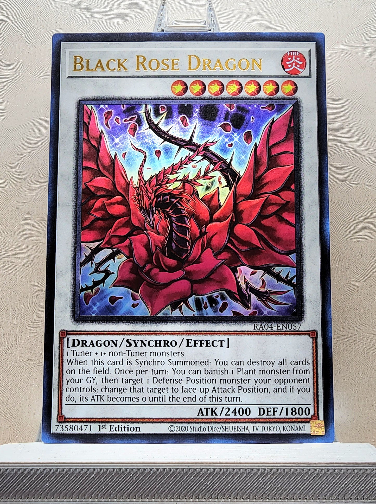 Yugioh! 1x Black Rose Dragon (RA04 - Ultra Rare) 1st Edition