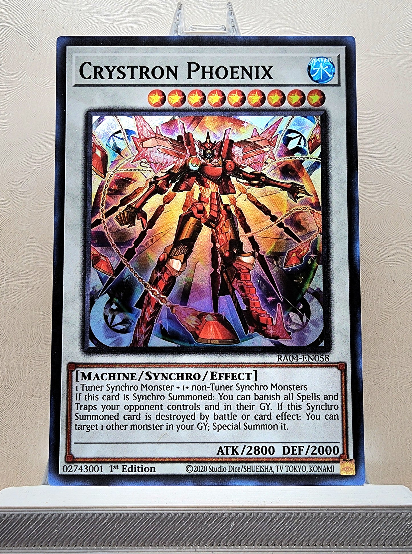 Yugioh! 1x Crystron Phoenix (RA04 - Super Rare) 1st Edition