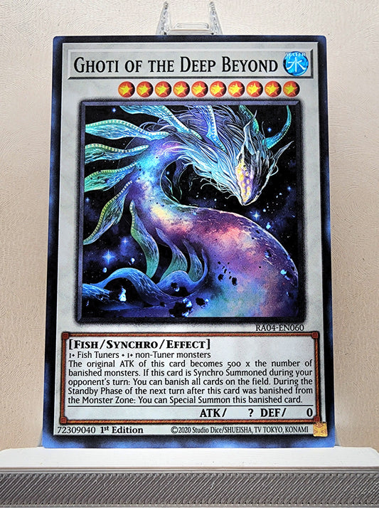 Yugioh! 1x Ghoti of the Deep Beyond (RA04 - Super Rare) 1st Edition
