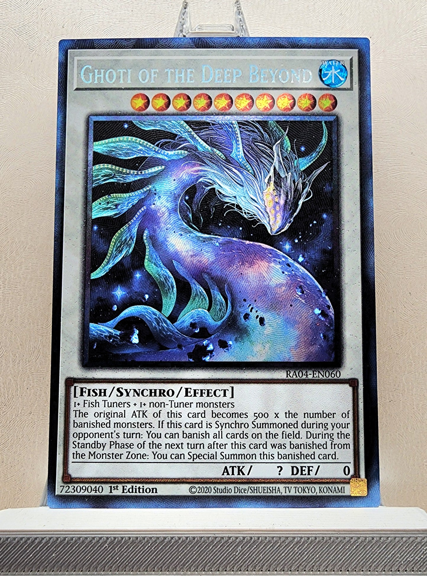 Yugioh! 1x Ghoti of the Deep Beyond (RA04 - Prismatic Collectors Rare) 1st Edition
